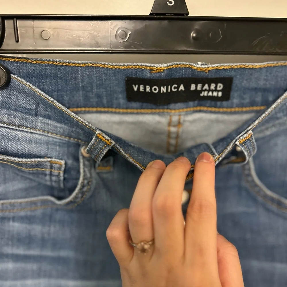 Veronica Beard Debbie High-Rise Skinny Blue Jeans